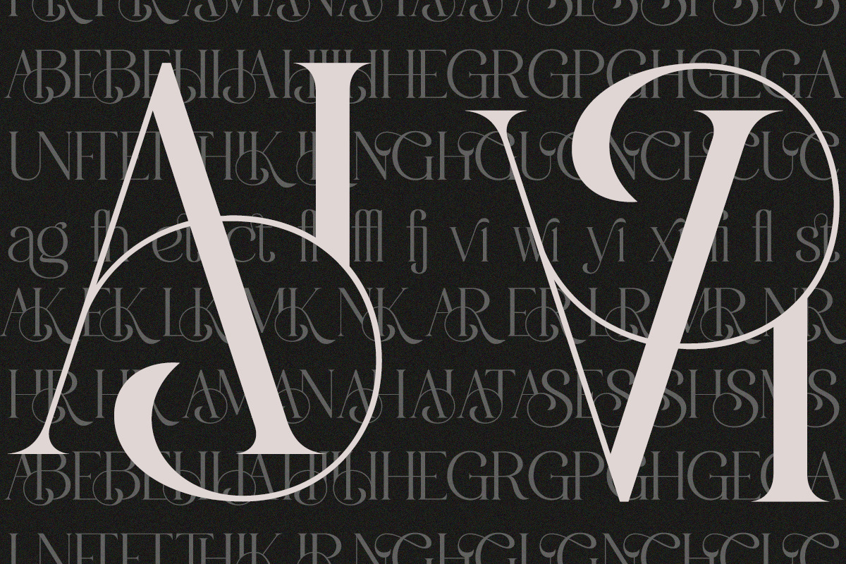 Augvari - Modern Luxury Serif, a Serif Font by Qweera Studio (Photo 6 of 12)