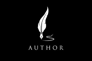Author Feather Quill Pen Logo, a Branding & Logo Template by ika trisiana