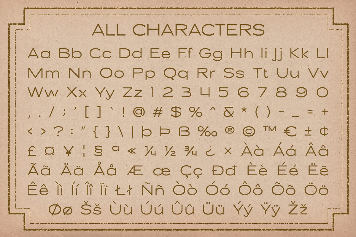 Cenios Stamp, a Sans Serif Font by Craft Supply Co. (Photo 8 of 8)