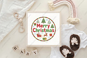 Merry Christmas Crochet Coquette PNG, an Illustration by CraftArtStudio (Thumbnail 4 of 4)