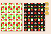 Seamless pattern Crazy Apple, a Pattern Graphic by Nataliia Toporovska (Thumbnail 5 of 5)