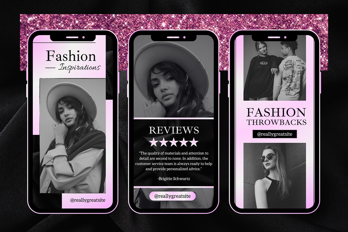 100 Fashion Templates Canva, a Templates & Theme by TemplateCastleStore (Photo 7 of 10)