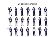 Business African American man kit, a Person Illustration by Volha Hlinskaya (Thumbnail 2 of 6)