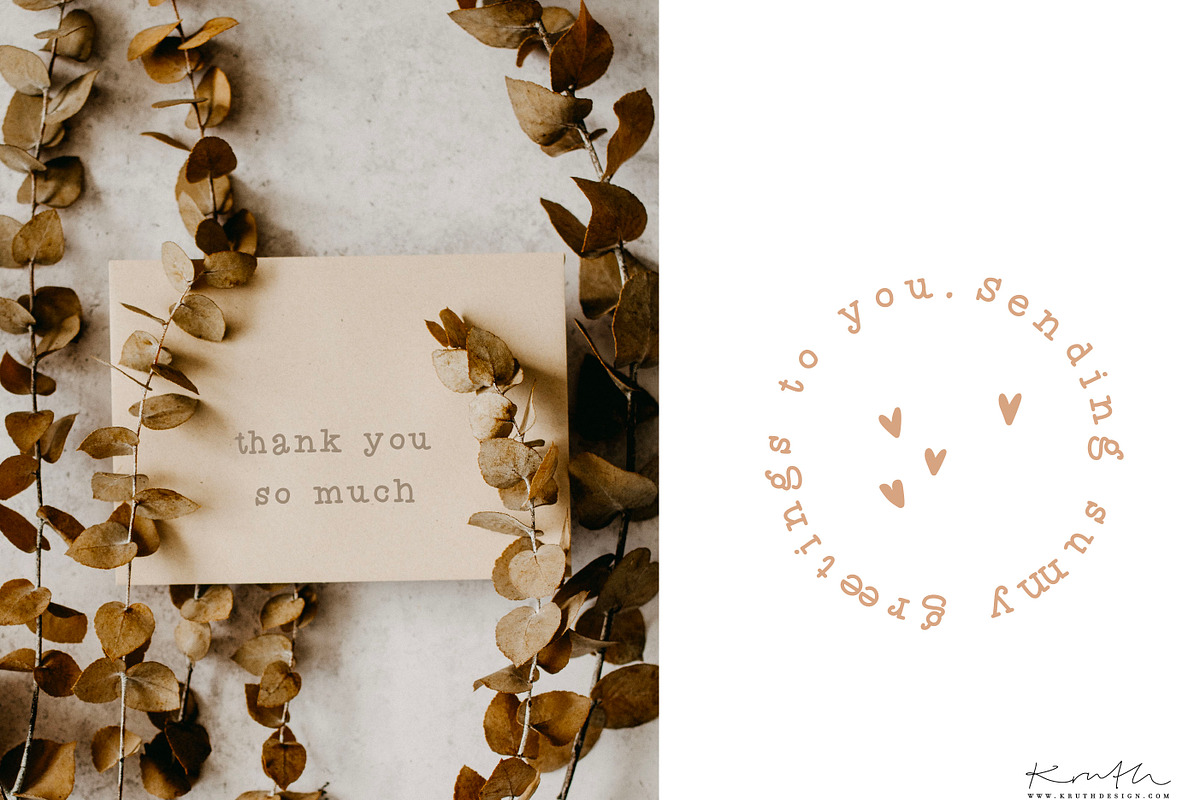 The Cute Font / handwritten serif, a Serif Font by KruthDesign (Photo 4 of 8)