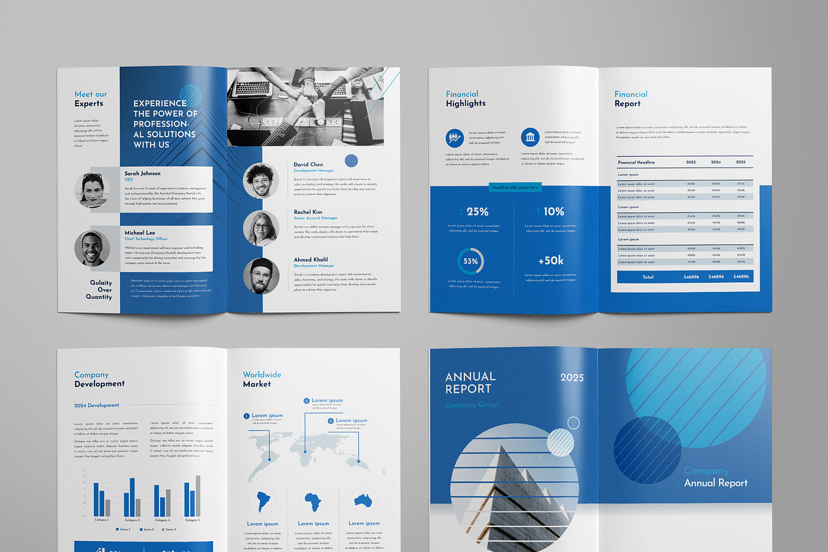 Annual Report | 16 Pages, a Brochure Template by BrochuresFactory (Photo 2 of 7)