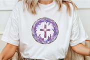 Lavender Blessing & Cross Stained, an Illustration by Craft Nest (Thumbnail 3 of 6)