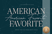 American Favorite Font Duo + Logo, a Sans Serif Font by Mulkan Nazir (Thumbnail 1 of 13)