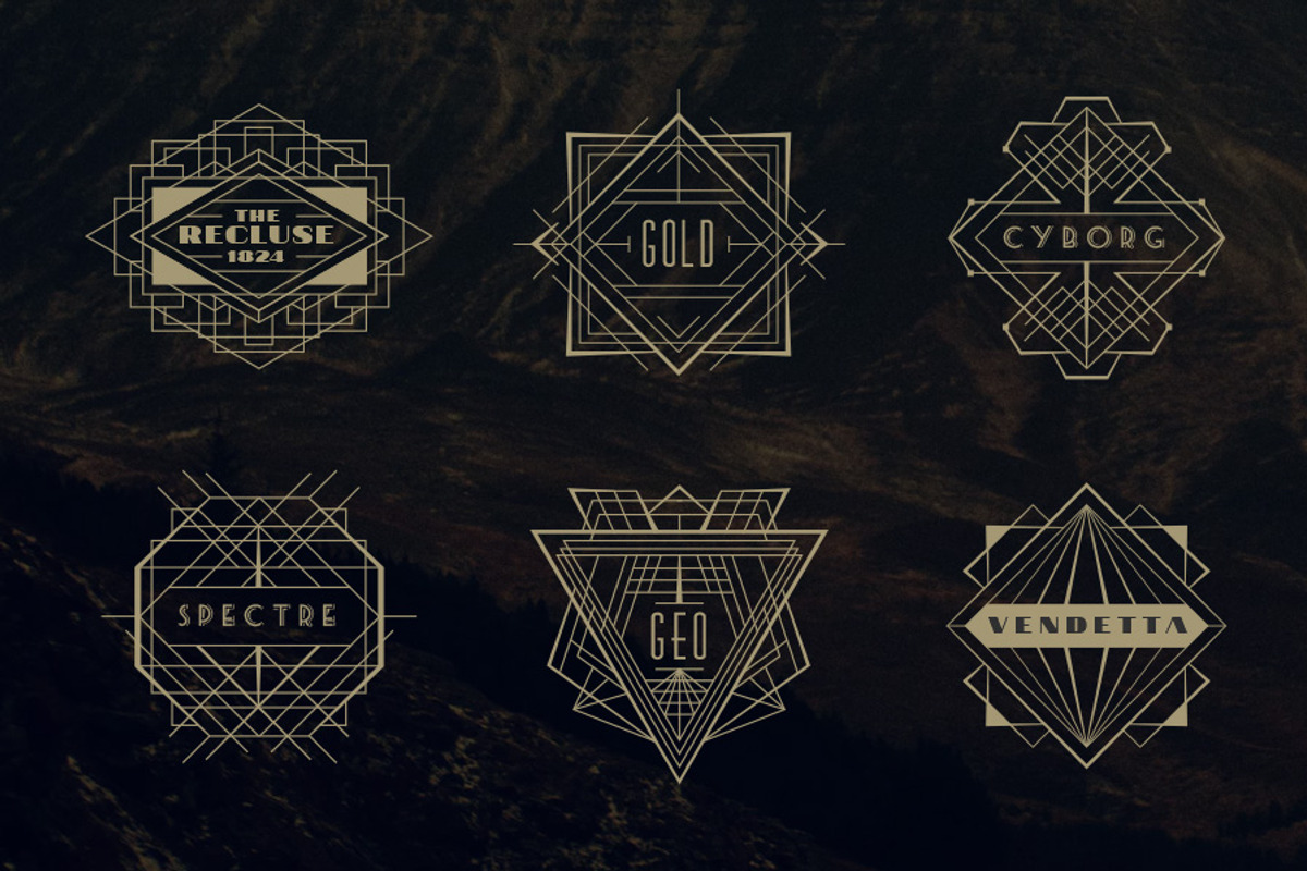 24 Art Deco Badges, a Branding & Logo Template by Tugcu Design Co. (Photo 5 of 5)