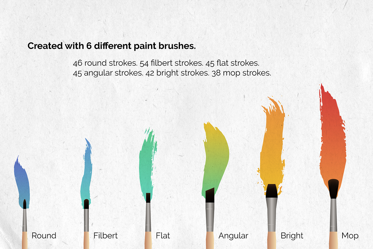 Vectorized Acrylic Brush Strokes, a Shape Add-On by Luis Batlle (Photo 2 of 4)