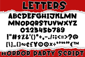 Horror Party Font