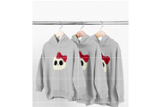 Cute Kawaii Skull with Bow SVG, an Illustration by TheHitShop (Thumbnail 10 of 10)