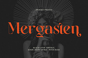 Mergasten Blackletter Serif, a Blackletter Font by Cruzine (Thumbnail 1 of 7)