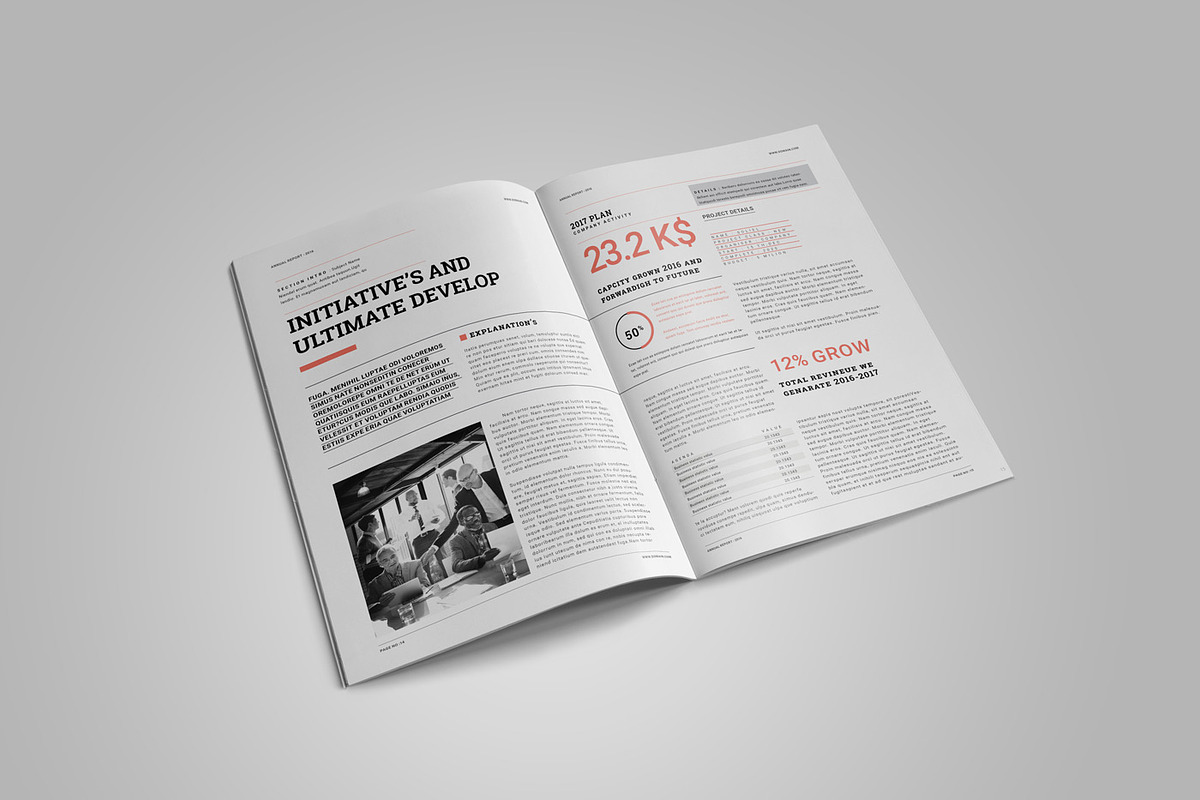 Unite Annual Report, a Brochure Template by Elite_Standard (Photo 8 of 15)