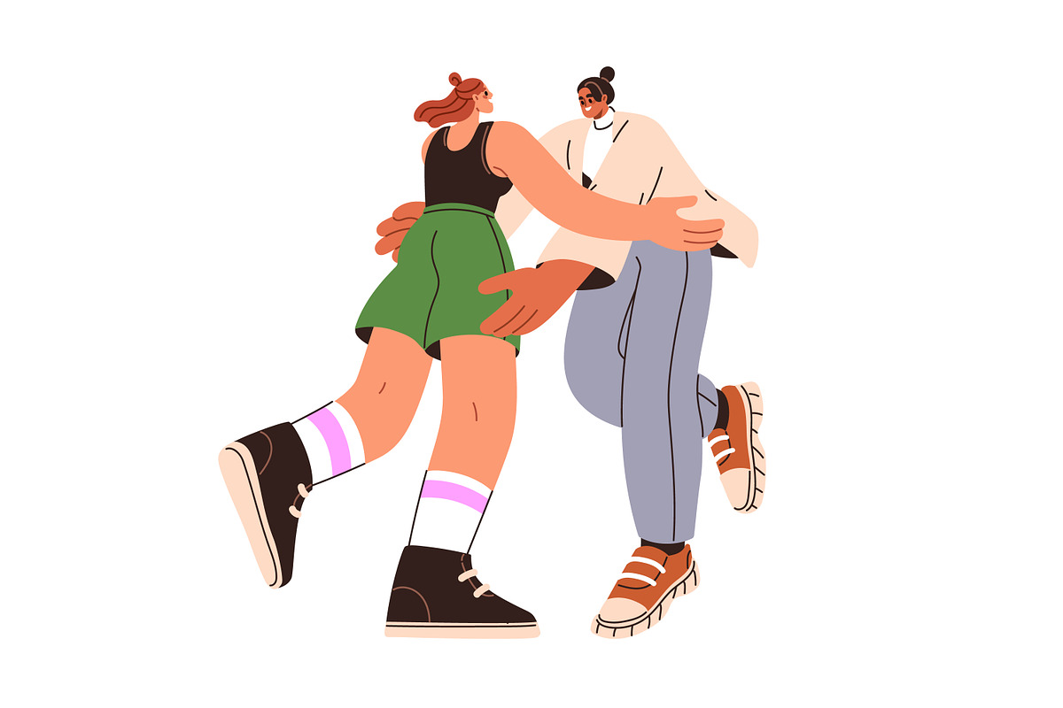 People meeting set. Reunion concept, a Person Illustration by Good Studio (Photo 6 of 20)