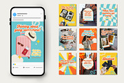 Retro Travel Agent Instagram, a Social Media Template by Anna Design Studio (Thumbnail 5 of 11)