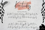 Kentucky Font, a Script Font by Flycatcher Design (Thumbnail 8 of 8)