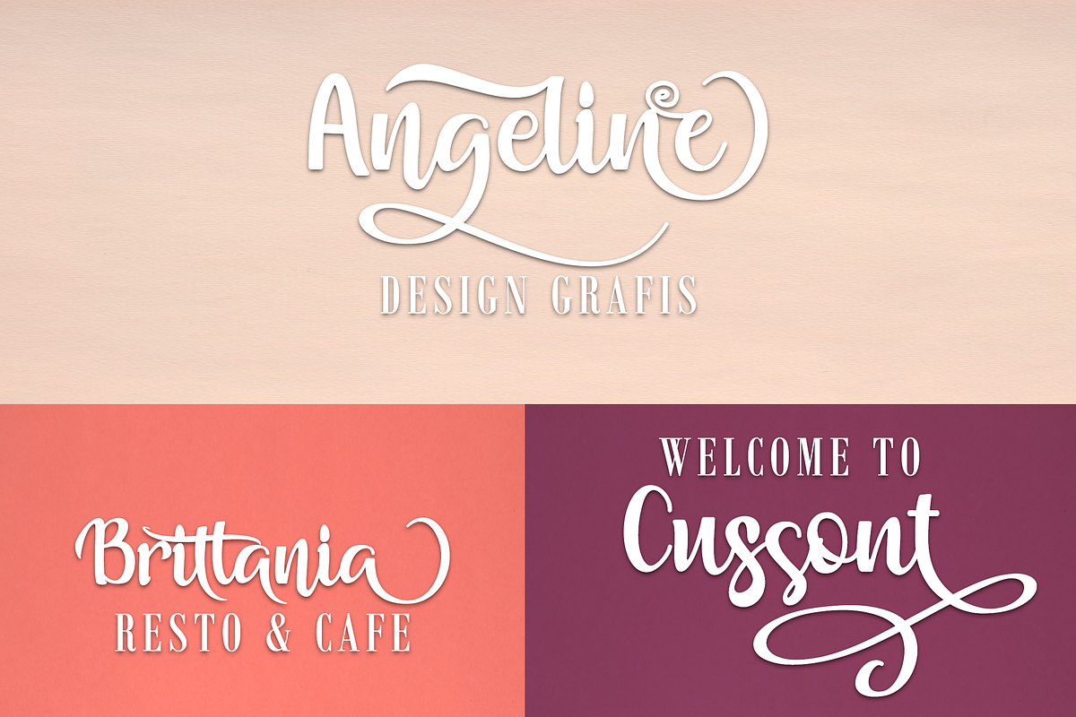 Muliana script, a Script Font by Zulkhairi Lettering (Photo 13 of 16)