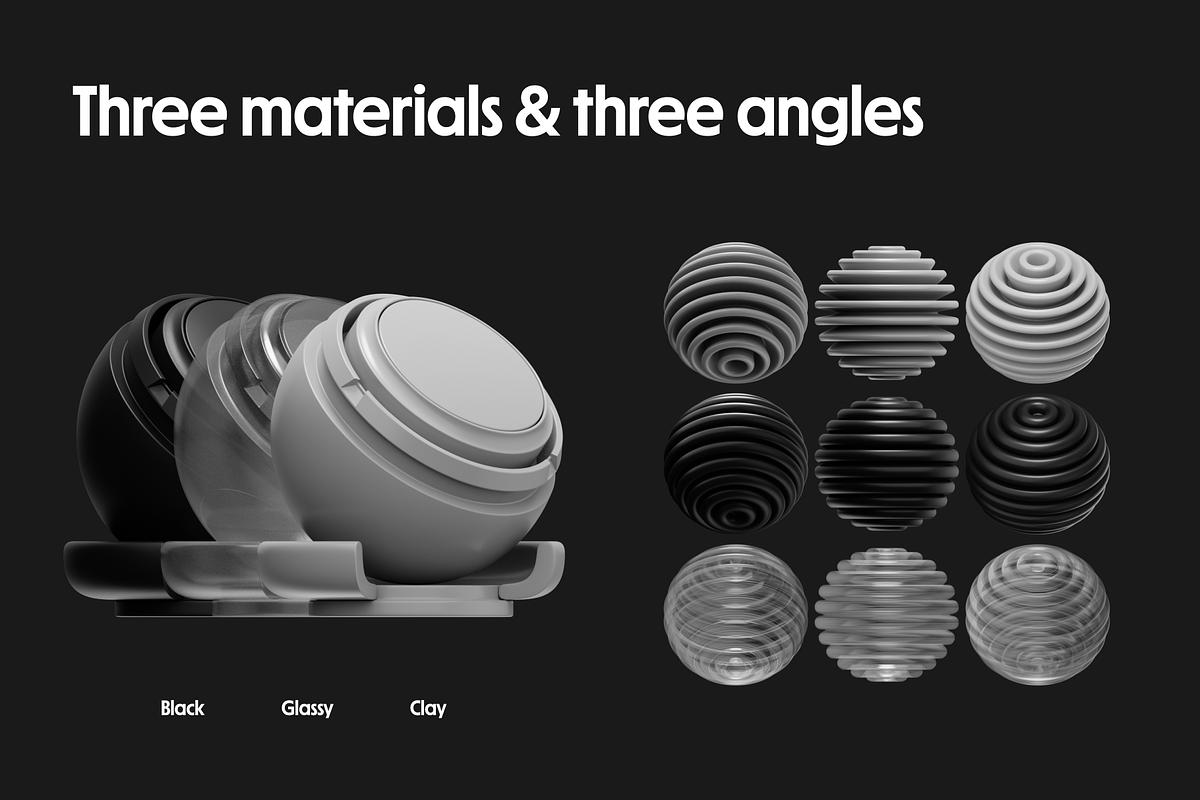 Abstracts — abstract shapes library, an Object 3D Model by Belkin by Design (Photo 5 of 8)
