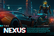 Reaven - Futuristic Display Font, a Sans Serif Font by Storiatype (Thumbnail 5 of 7)