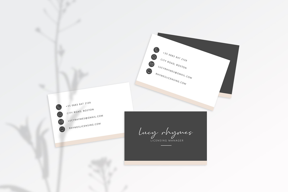 x7 Business Card Mock-ups, a Print Template by Alice_Evans (Photo 5 of 7)