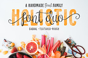 Holistic Font Duo, a Script Font by moreeestudio (Thumbnail 1 of 5)