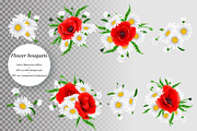 Red Poppies and Chamomile, a Decorative Illustration by artabramova (Thumbnail 2 of 5)