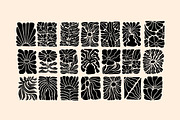 Retro Flowers linocut bundle, an Illustration by ClayStudio (Thumbnail 2 of 8)