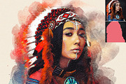 Oil Painter Photoshop Action, an Action Add-On by AB-TheDesigner (Thumbnail 3 of 5)