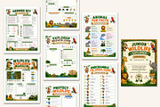 Wildlife Explorer Workbook, a Stationery Template by Designmela01 (Thumbnail 4 of 5)
