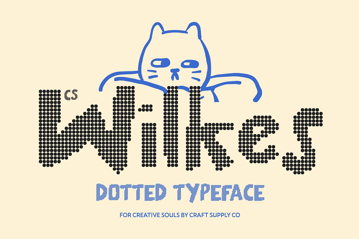 CS Wilkes Disco, a Sans Serif Font by Craft Supply Co. (Photo 1 of 8)