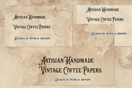 Handmade Printable Coffee Paper