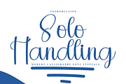 Solo Handling, a Handwritten Font by InermediaSTUDIO (Thumbnail 1 of 8)