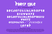 Party Tale, a Handwritten Font by HATFSTUDIO (Thumbnail 7 of 8)