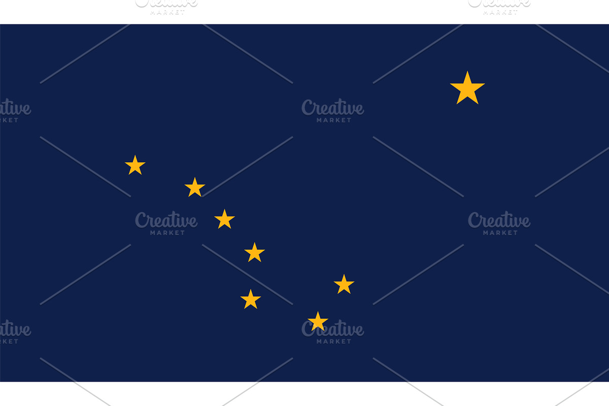 Alaska US State Vector Illustration, an Illustration by megastocker