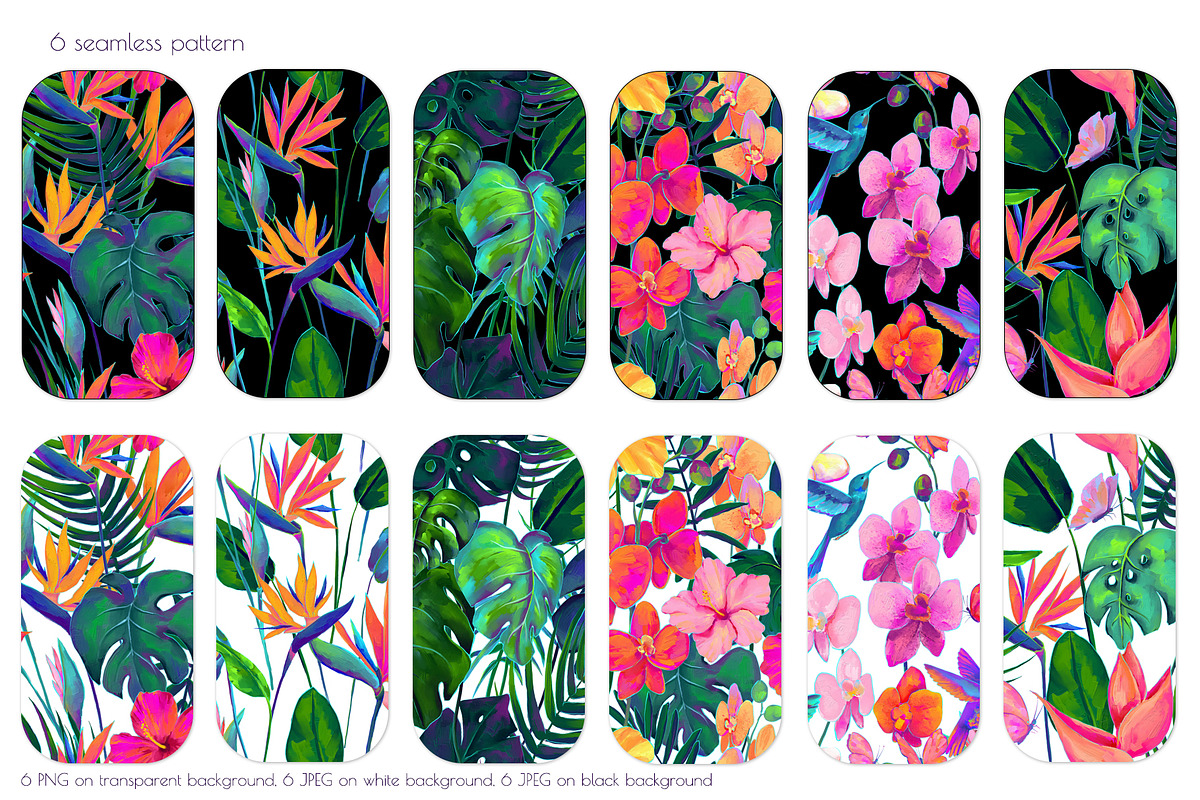 Birds of Paradise graphics/patterns, a Pattern Graphic by Salted Galaxy (Photo 6 of 14)