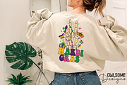 Skeleton Hand Mardi Gras Sublimation, a Graphic by Owlsome.Designs (Thumbnail 5 of 5)