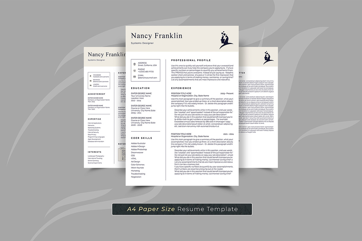 Canva Resume Template, a Resume Template by DesignDevisers (Photo 5 of 10)