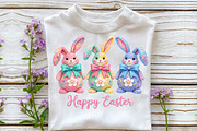 Crochet Happy Easter Png, an Illustration by DreamCafeArt (Thumbnail 4 of 6)