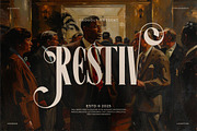 Restiv || Modern Classy Serif Font, a Serif Font by Ermedia Studio (Thumbnail 1 of 10)