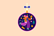 Merry Christmas and Happy New Year!, a Seasonal Illustration by MoleskoStudio (Thumbnail 26 of 27)