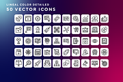 Marketing icons, an Outline Icon by Wencory (Thumbnail 1 of 2)