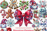 Rhinestone Christmas Sublimation, an Illustration by Craft Nest (Thumbnail 1 of 6)