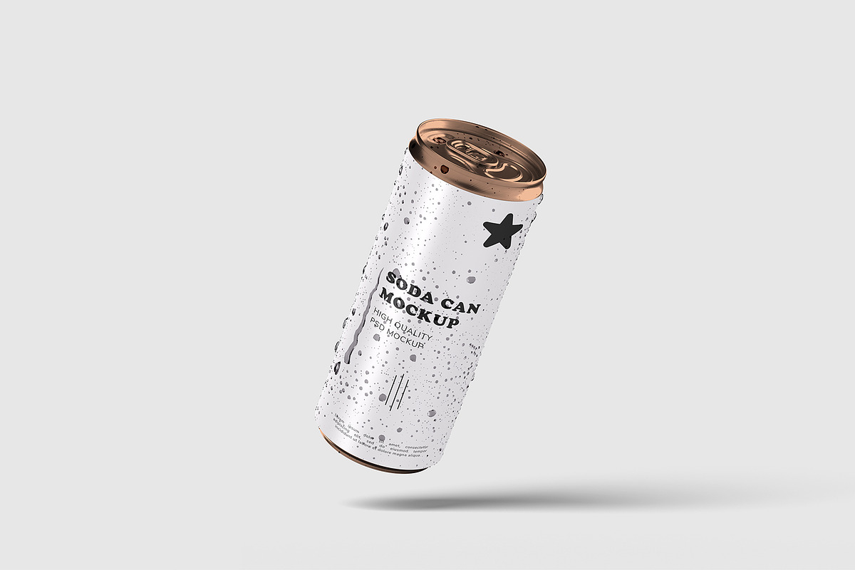 Soda Can Mockup, a Packaging Mockup by graphicpages (Photo 3 of 15)