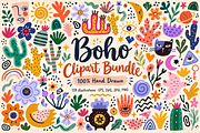 Boho Hand Drawn Clipart Bundle, a Decorative Illustration by Anna Studio (Thumbnail 1 of 12)