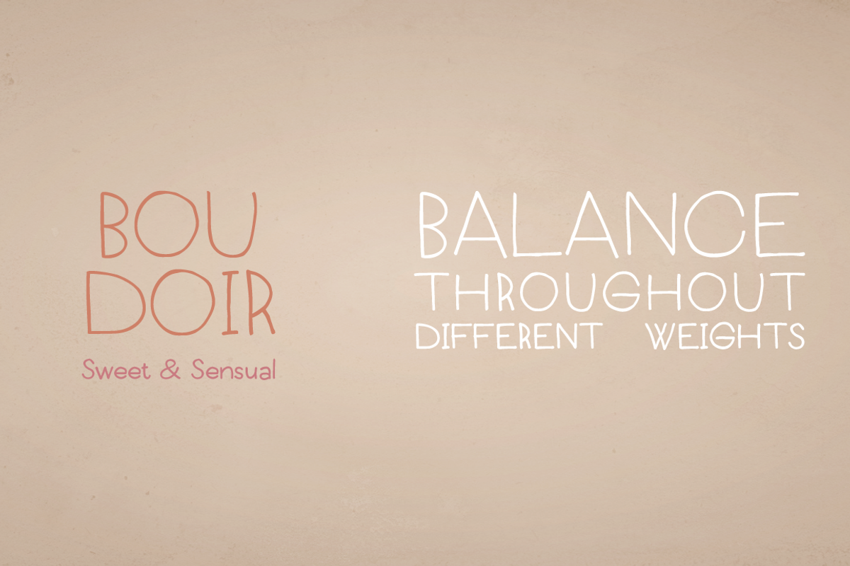 Boudoir Font Family preview 5