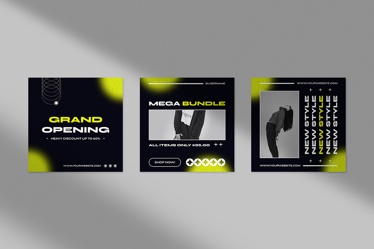 Xena - Fashion Social Media Pack, a Social Media Template by Neetlabs Studio (Photo 3 of 5)