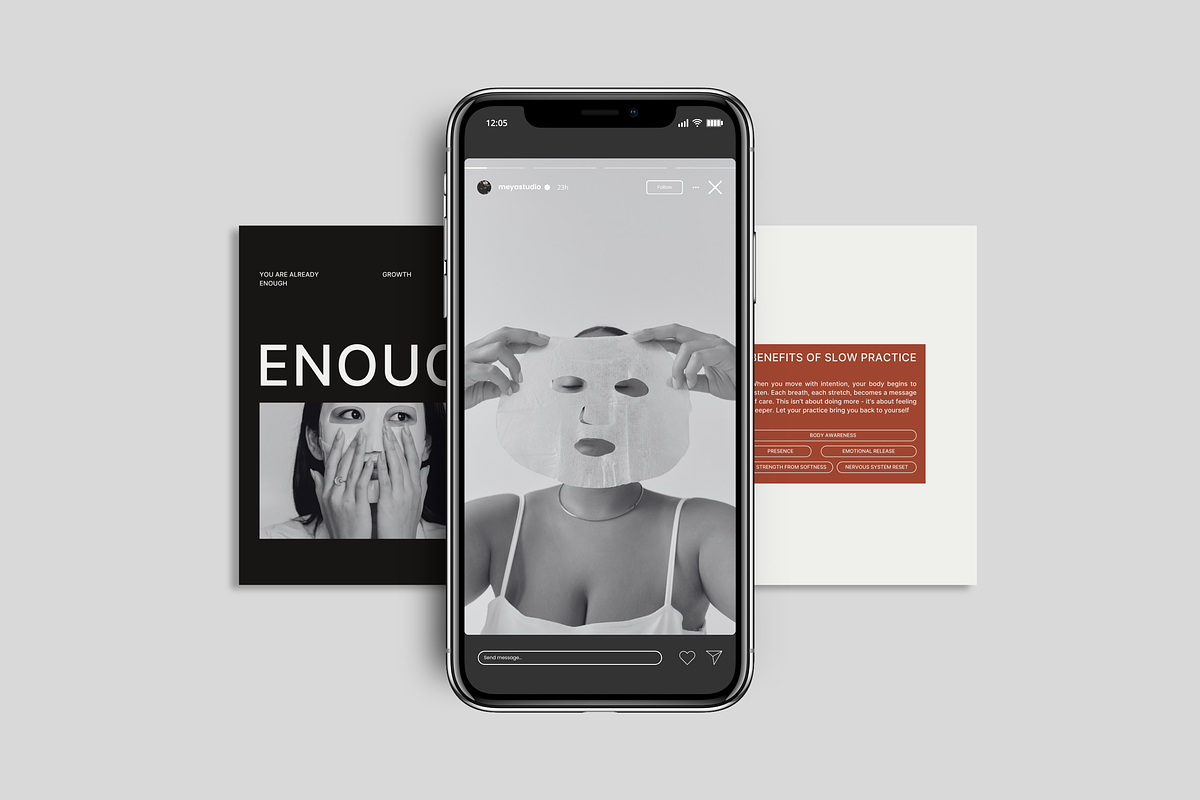 Instagram Mockup for Canva 4:5 Vol2, an iPhone Mockup by rainbojelia (Photo 7 of 9)