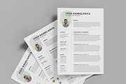 3 Page Resume Template CV Template, a Resume Template by PixelStudio (Thumbnail 9 of 10)