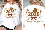 Faux Yarn Happy New Year 2026 PNG, an Illustration by Black Bird Studio (Thumbnail 5 of 8)