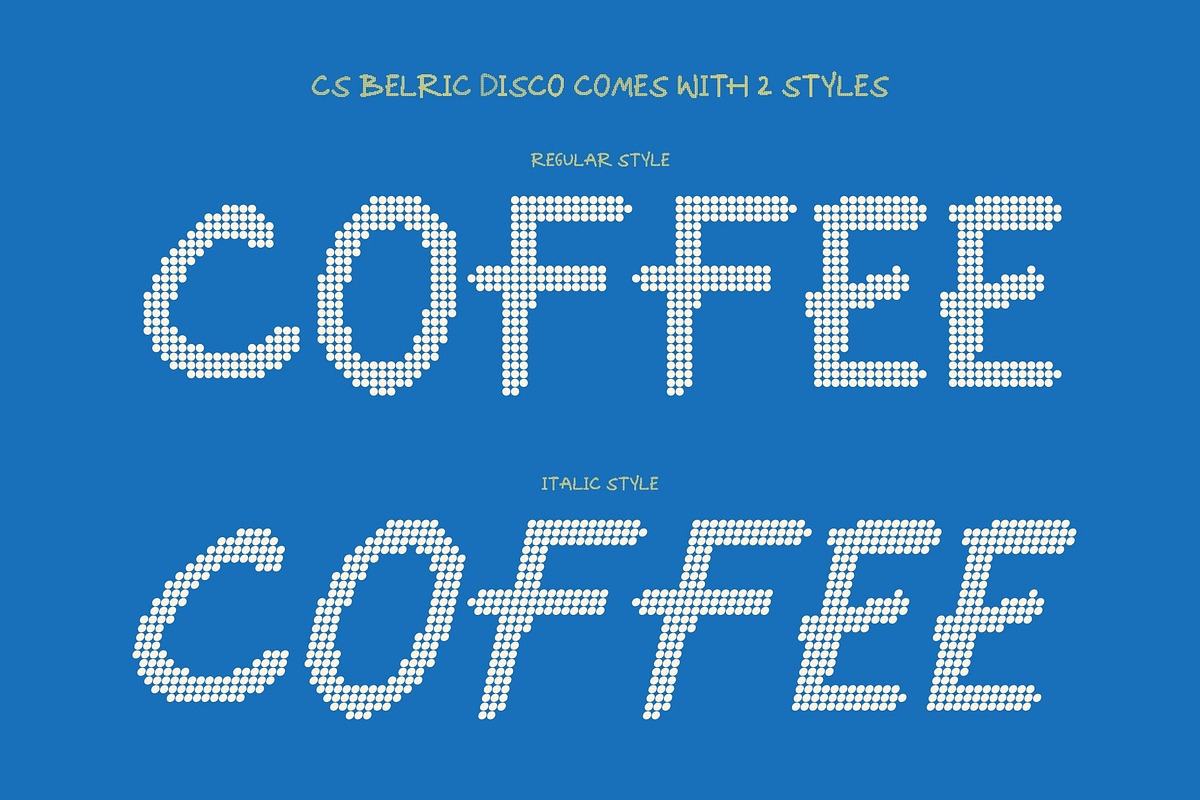CS Belric Disco, a Handwritten Font by Craft Supply Co. (Photo 3 of 8)